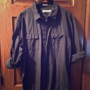 MENS XL CALVIN KLEIN REGULAR FIT BUTTON DOWN